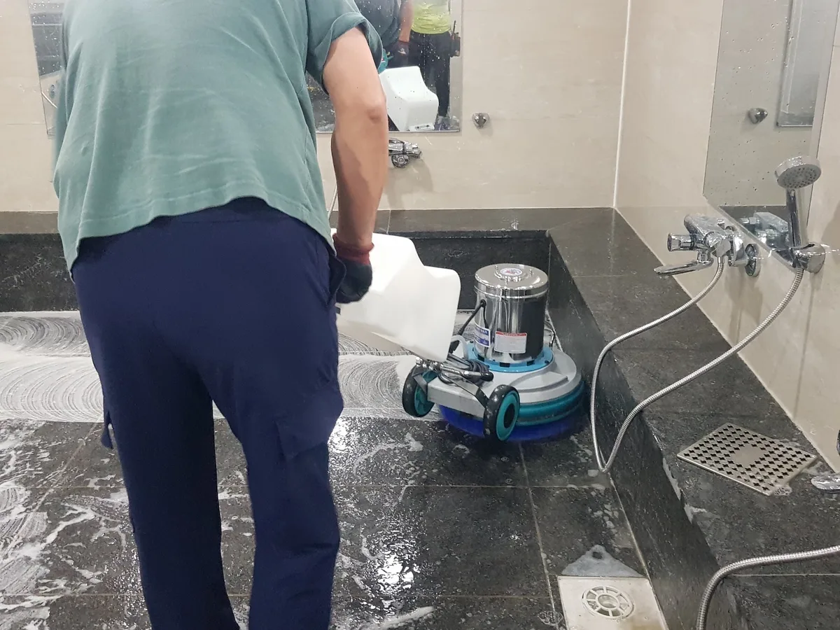 미추홀구 숭의동 찜질방 수전·샤워기 건식 사우나 위생청소 사례 - 행진크린