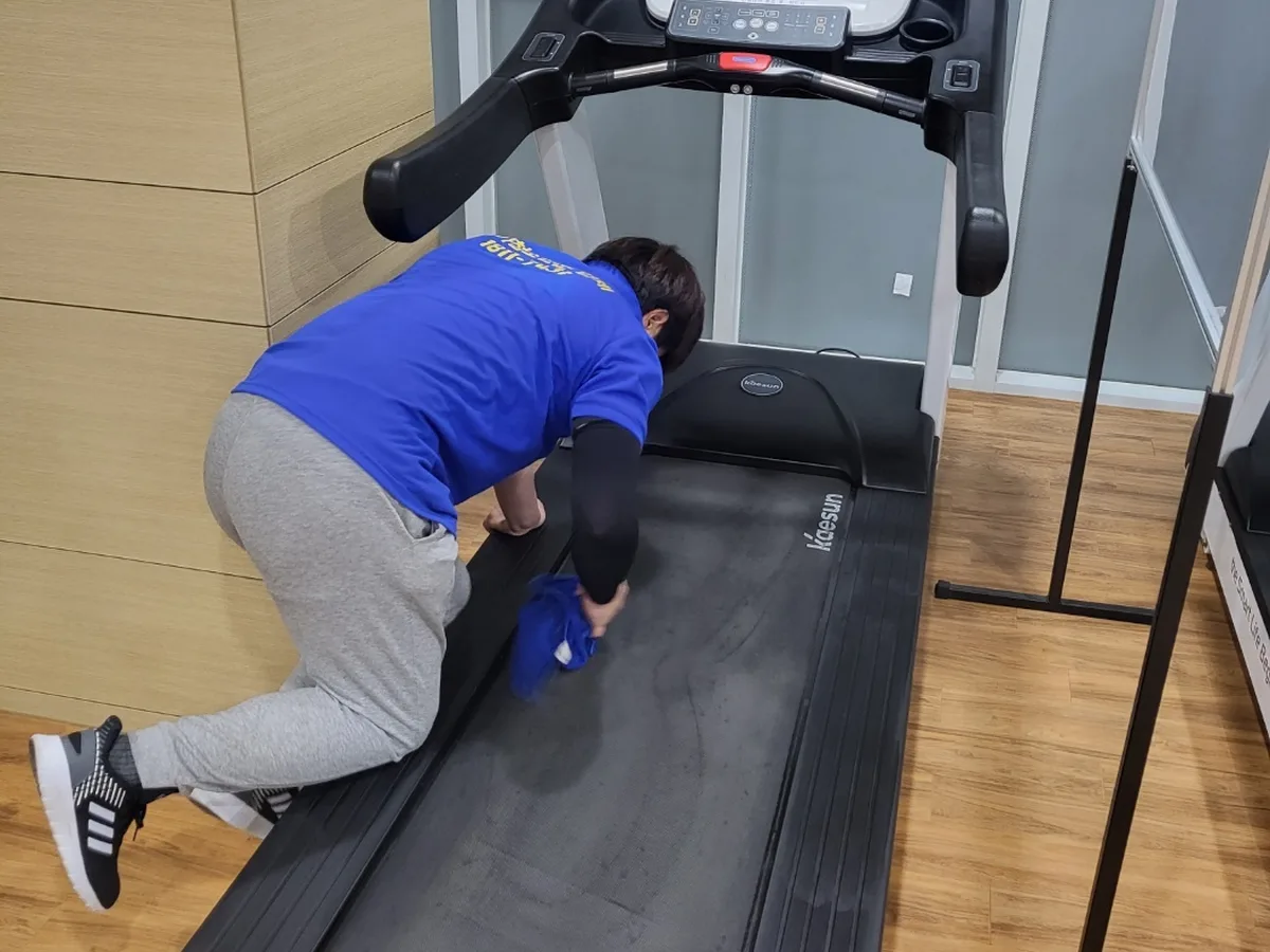 검단구 마전동 피트니스 라커 검사실 위생청소 사례 - 행진크린