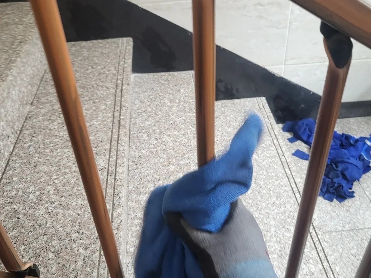 연수구 청학동 빌라 난간·손잡이 위생청소 사례 - 행진크린