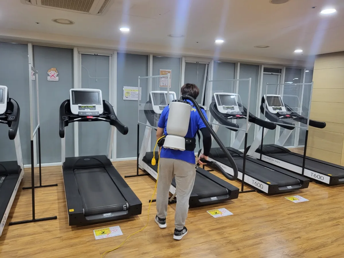 검단구 오류동 헬스장 탕비실 직원 휴게공간 위생청소 사례 - 행진크린